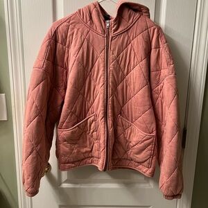 Wild Fable Dusty Pink Quilted Jacket